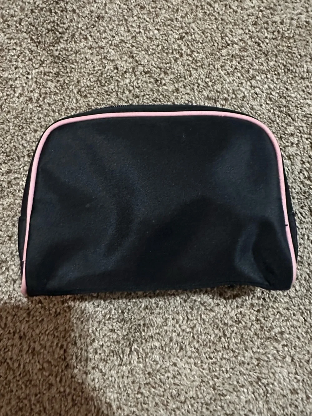 Girls Barbie vintage Black & Pink Cosmetic Pouch and Wallet Set